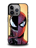 Venom Vs Spiderman Face iPhone 14 Pro Max Case QC1358
