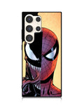 Venom Vs Spiderman Face Samsung Galaxy S25 Ultra 5G Case QC1358