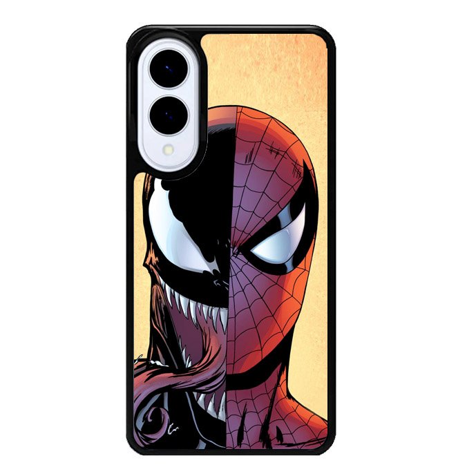 Venom Vs Spiderman Face Samsung Galaxy S25 Edge 5G Case OV1358