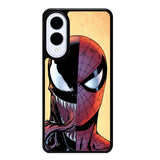 Venom Vs Spiderman Face Samsung Galaxy S25 Edge 5G Case OV1358