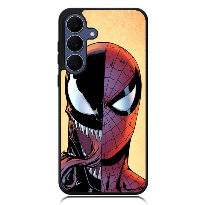 Venom Vs Spiderman Face Samsung Galaxy S25 FE Case OV1358