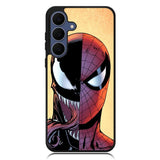 Venom Vs Spiderman Face Samsung Galaxy S25 FE Case OV1358