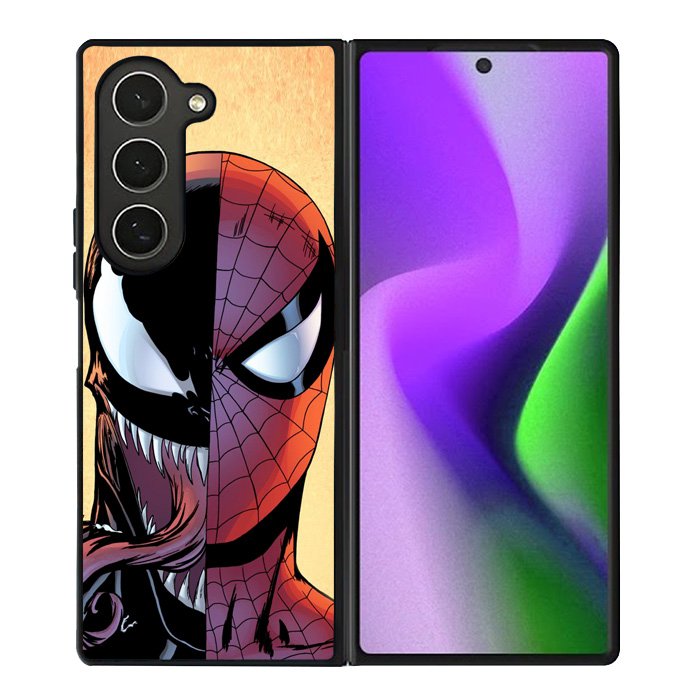 Venom Vs Spiderman Face Samsung Galaxy Z Fold 6 5G 2024 Case OV1358