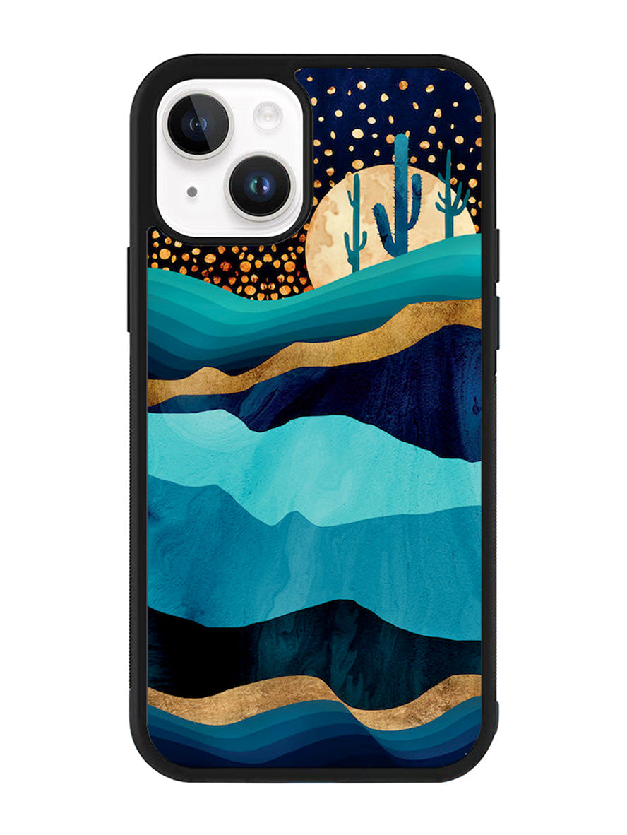 Indigo Desert Night iPhone 14 Case QC1381
