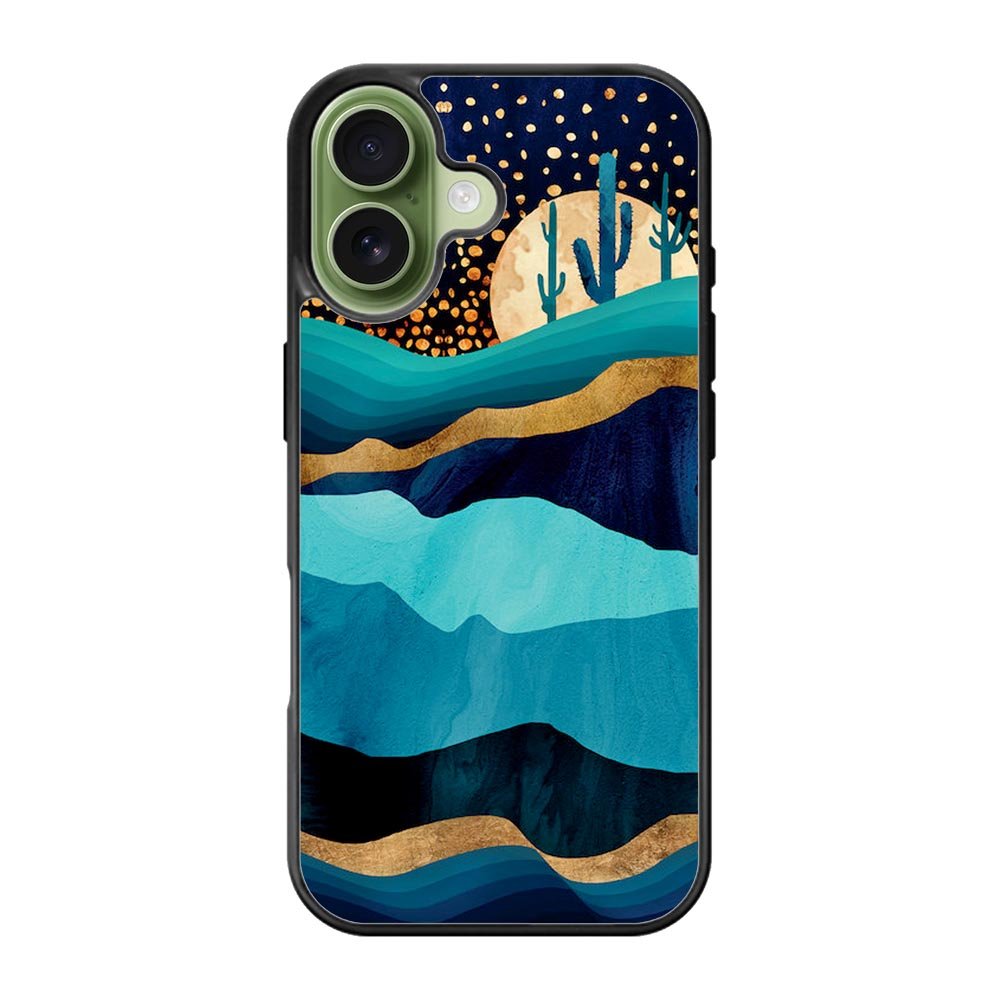 Indigo Desert Night iPhone 17 Case OV1381