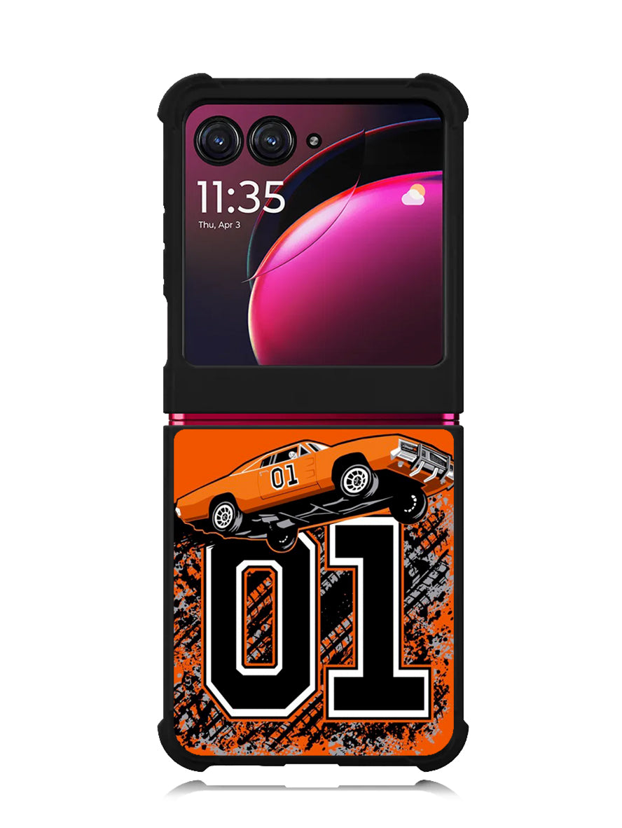 General Lee 01 Dukes Of Hazzard Motorola Moto Razr Plus 2023 , Moto Razr+ 2023 Case