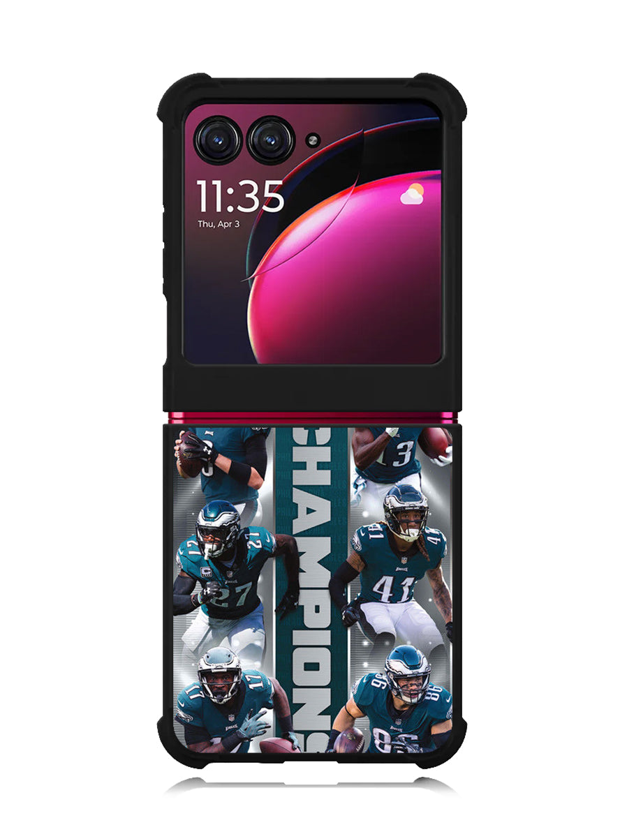 Philadelphia Eagles Super Bowl Motorola Moto Razr Plus 2023 , Moto Razr+ 2023 Case