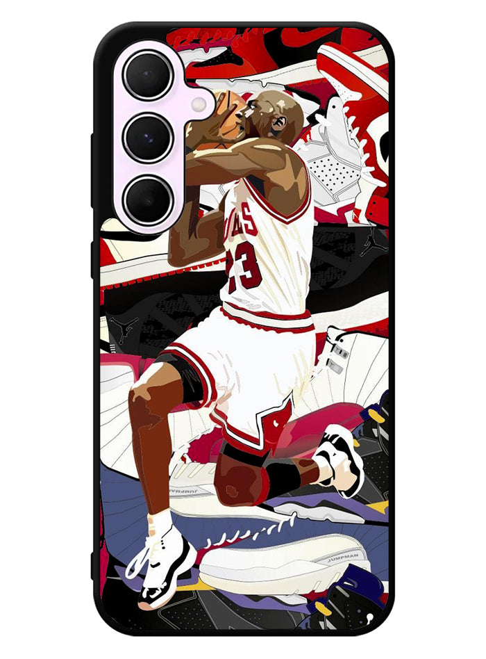 Michael Jordan 23 Samsung Galaxy A35 5G Case