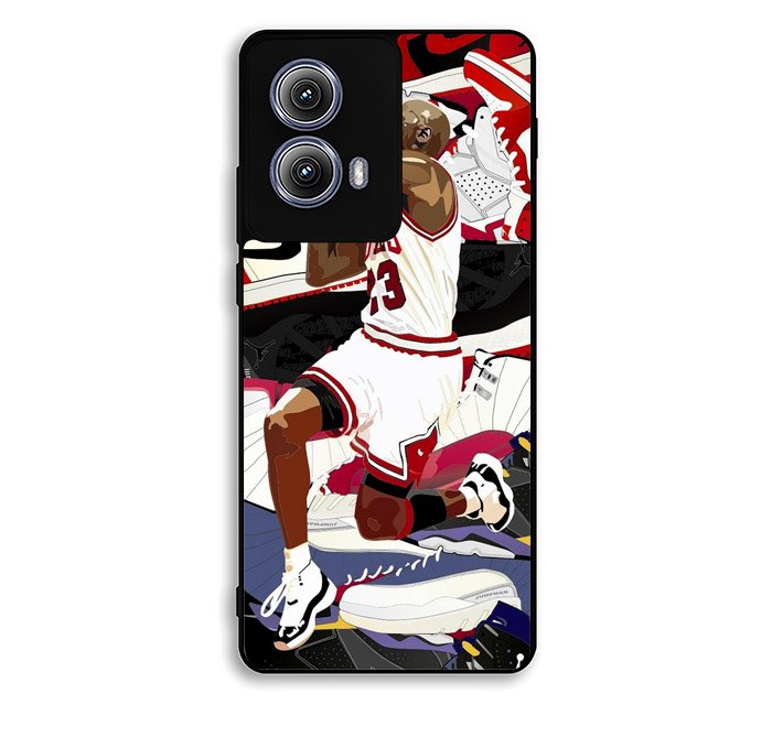 Michael Jordan 23 Motorola Moto Edge 2024 Case OV7626