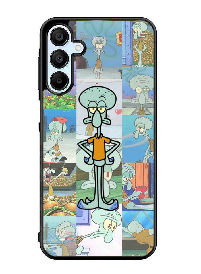 Squidward Spongebob Wallpaper Samsung Galaxy A35 5G Case OV1409