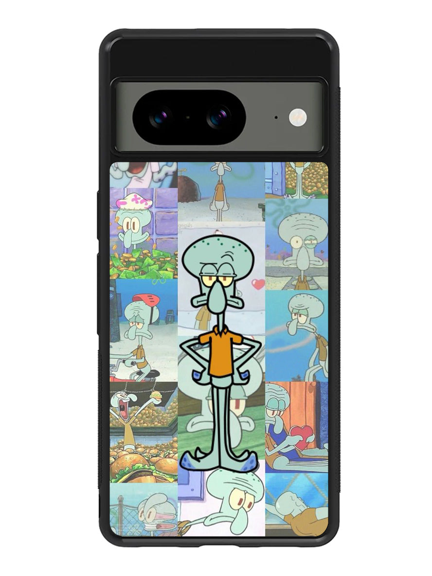 Squidward Spongebob Wallpaper Google Pixel 8A Case QC1409