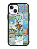 Squidward Spongebob Wallpaper iPhone 14 Plus Case QC1409