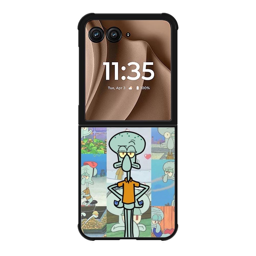 Squidward Spongebob Wallpaper Motorola Moto RAZR Plus 2025 Case OV1409