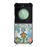 Squidward Spongebob Wallpaper Samsung Galaxy Z Flip 6 5G 2024 Case OV1409