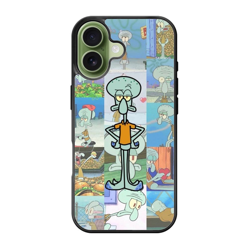 Squidward Spongebob Wallpaper iPhone 17 Case QC1409