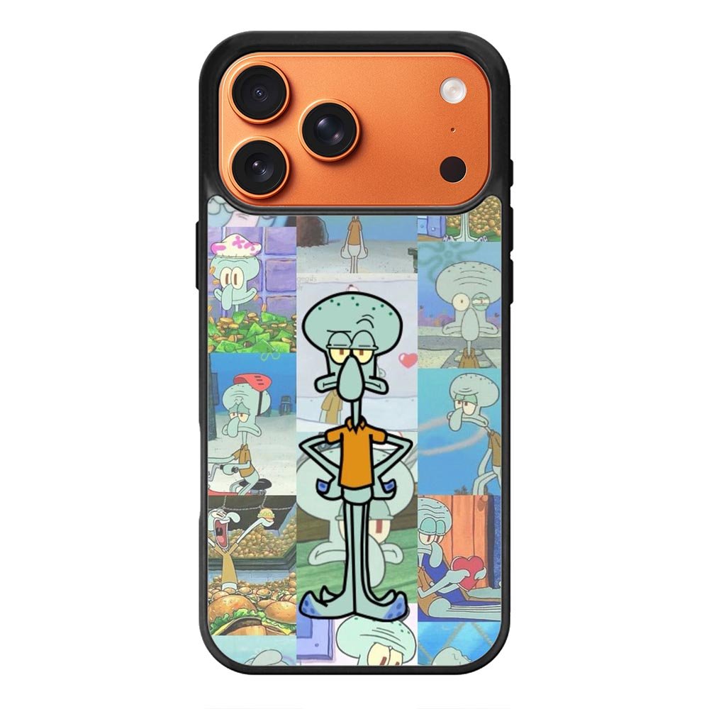 Squidward Spongebob Wallpaper iPhone 17 Pro Max Case QC1409