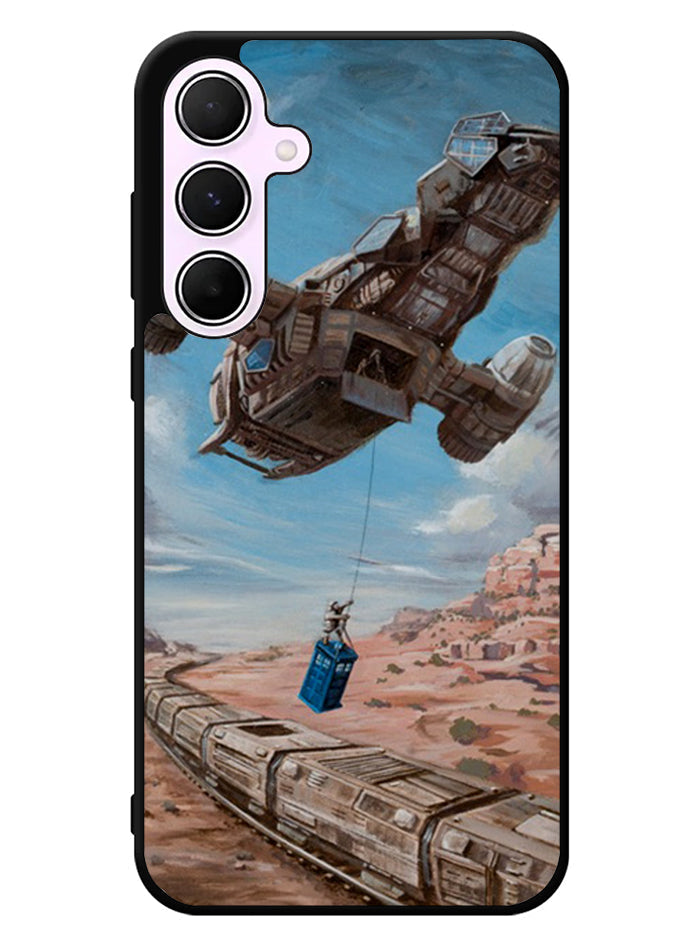 Time Job Firefly Tardis Doctor Who Samsung Galaxy A55 5G Case