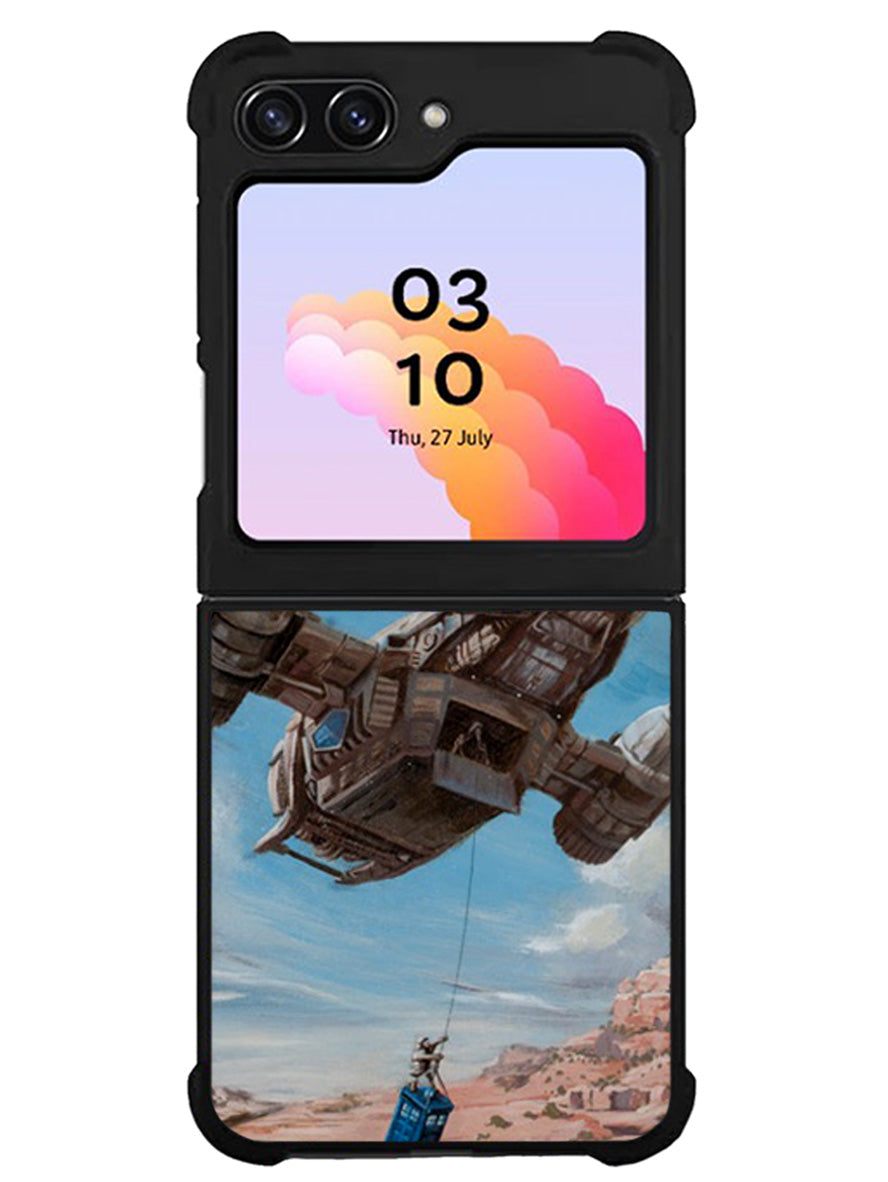 Time Job Firefly Tardis Doctor Who Samsung Galaxy Z Flip 5 5G 2023 Case
