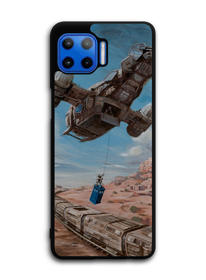 Time Job Firefly Tardis Doctor Who Motorola Moto One 5G Case , Moto One 5G UW Case , Moto G 5G Plus Case