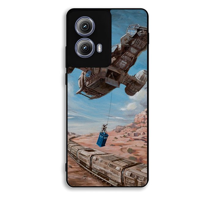 Time Job Firefly Tardis Doctor Who Motorola Moto Edge 2024 Case OV5605