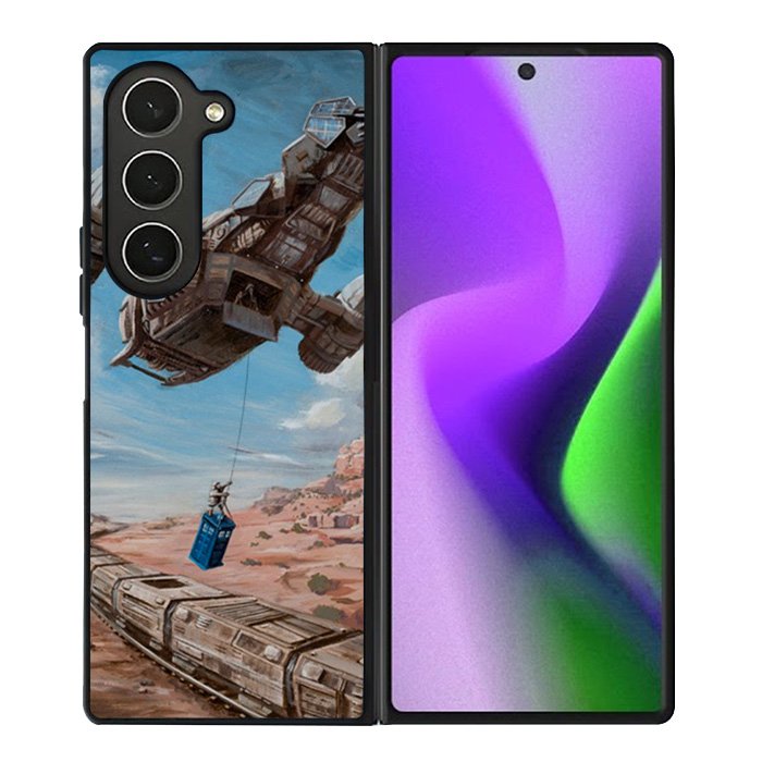 Time Job Firefly Tardis Doctor Who Samsung Galaxy Z Fold 6 Case
