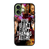 Avengers You Cant Fight Thanos Alone iPhone 17 Case OV1427