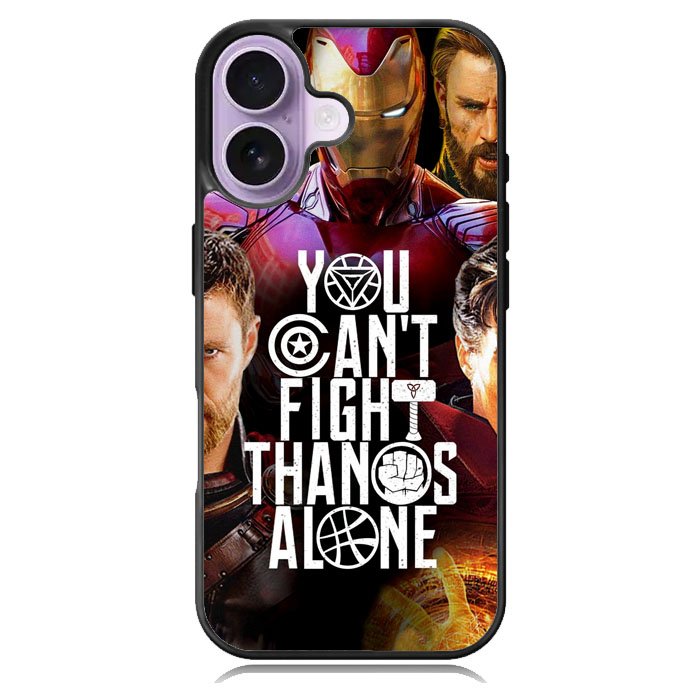 Avengers You Cant Fight Thanos Alone iPhone 17 Case OV1427