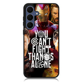 Avengers You Cant Fight Thanos Alone Samsung Galaxy S25 FE Case OV1427