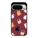 Cat Pattern Wallpaper Google Pixel 10 Pro Case QC1436