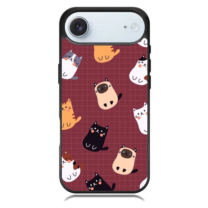 Cat Pattern Wallpaper iPhone 17 Air Case OV1436