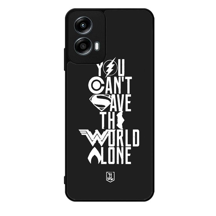 JL You Cant Save The World Alone Motorola Moto G Play 2024 Case OV1461