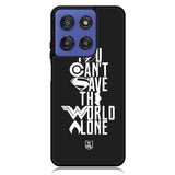 JL You Cant Save The World Alone Motorola Moto G Stylus 5G 2025 Case OV1461