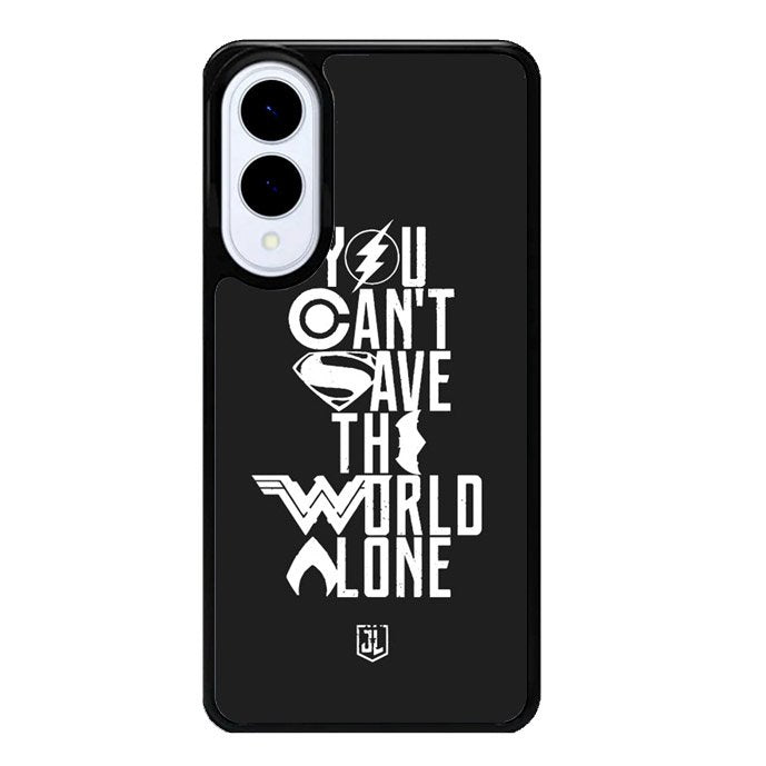 JL You Cant Save The World Alone Samsung Galaxy S25 Edge 5G Case OV1461