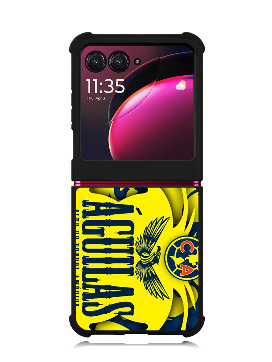 Aguilas Club America Futbol Motorola Moto Razr Plus 2023 , Moto Razr+ 2023 Case