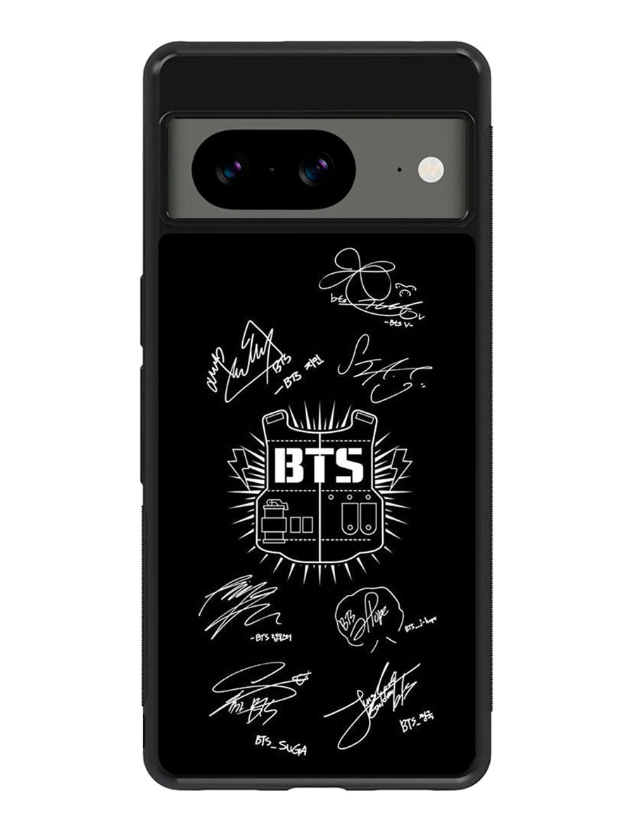 Bangtan Boys Bts Signature Google Pixel 8A Case QC7552