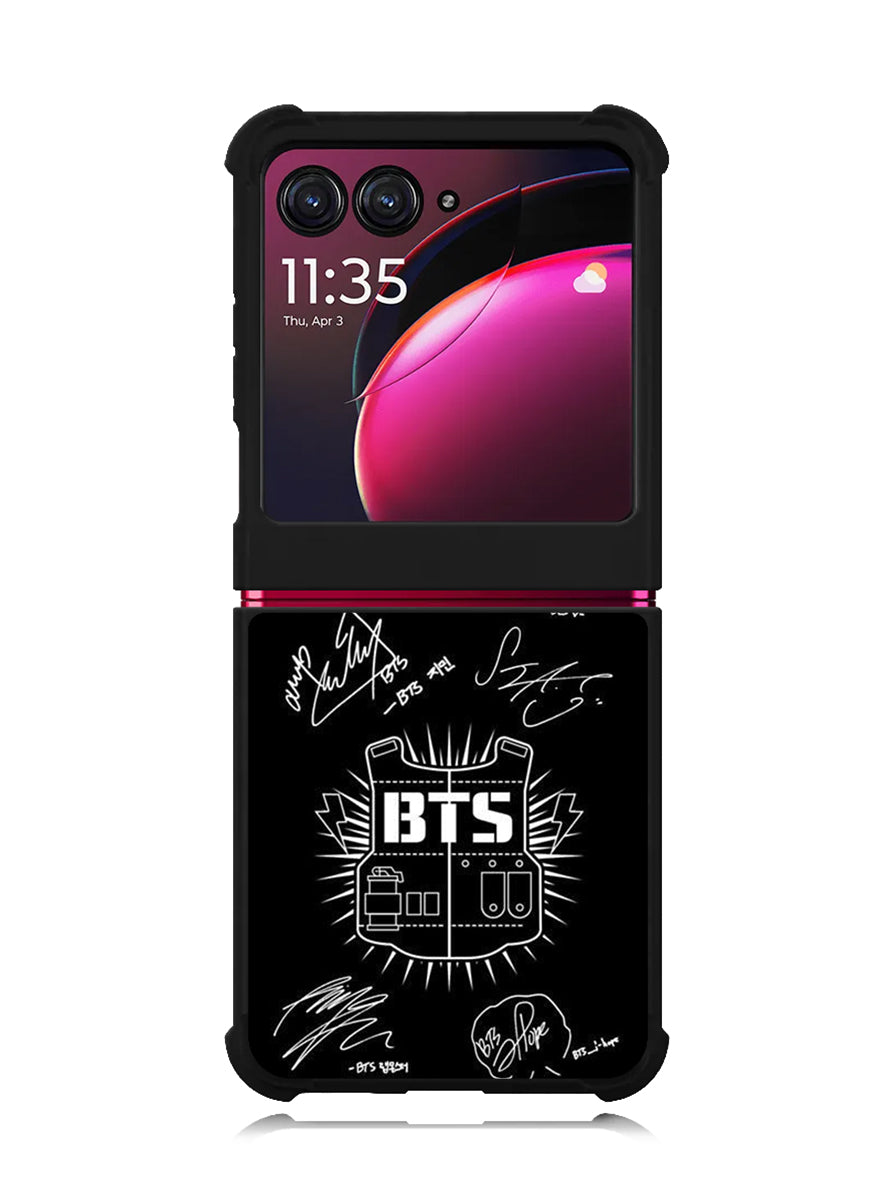 Bangtan Boys Bts Signature Motorola Moto Razr Plus 2023 , Moto Razr+ 2023 Case OV7552