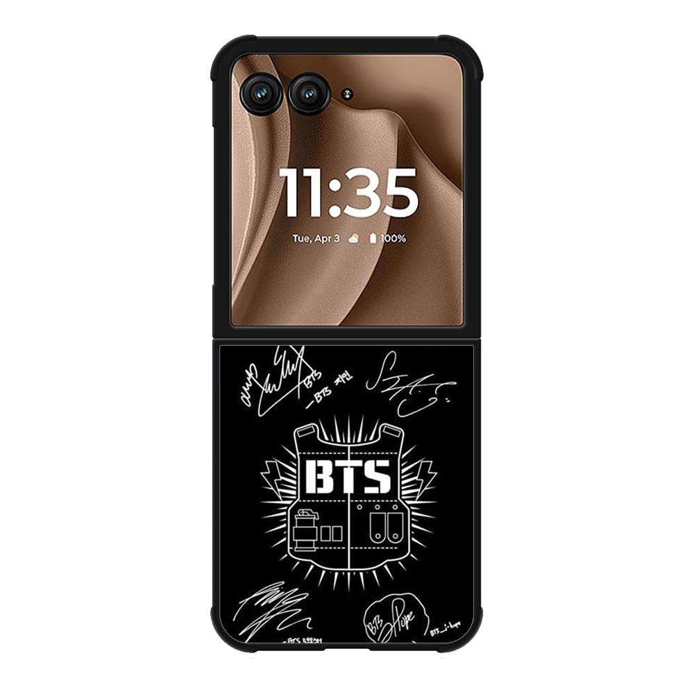 Bangtan Boys Bts Signature Motorola Moto RAZR Plus 2025 Case OV7552
