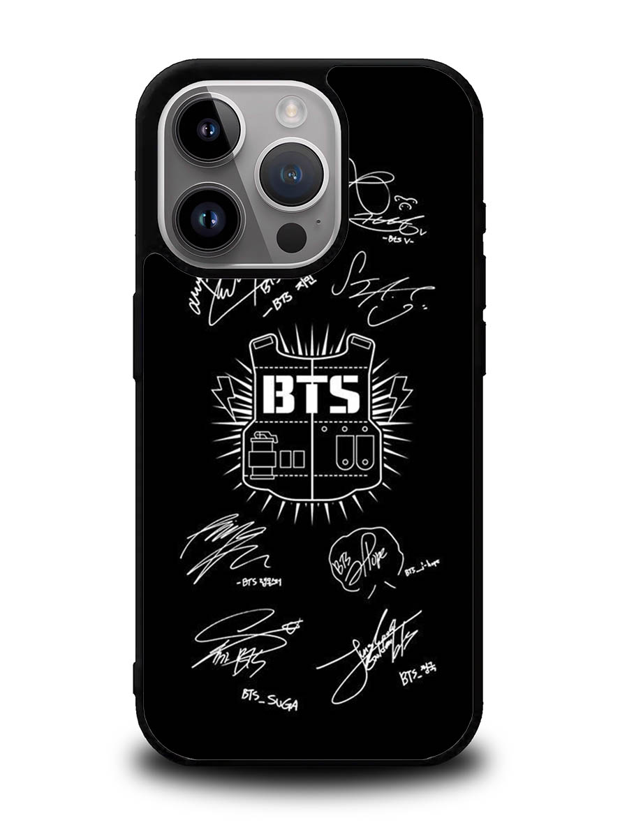 Bangtan Boys Bts Signature iPhone 16 Pro Max Case QC7552