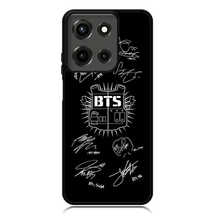 Bangtan Boys Bts Signature Motorola Moto G 5G 2025 Case OV7552