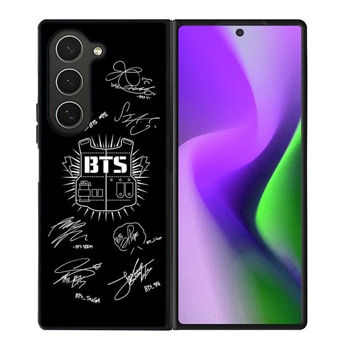 Bangtan Boys Bts Signature Samsung Galaxy Z Fold 6 5G 2024 Case OV7552