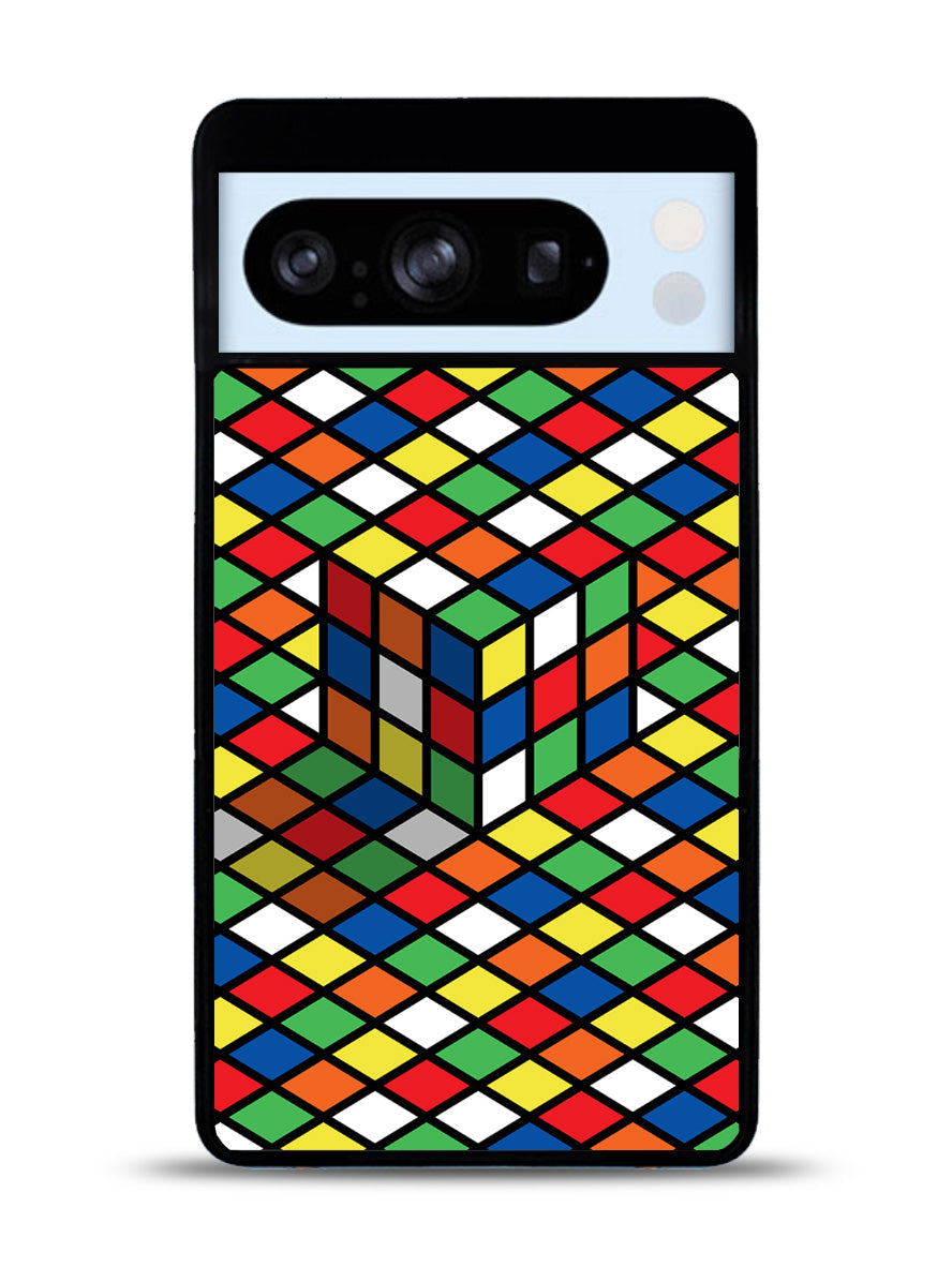 Rubiks Cube Google Pixel 8 Pro Case QC7679