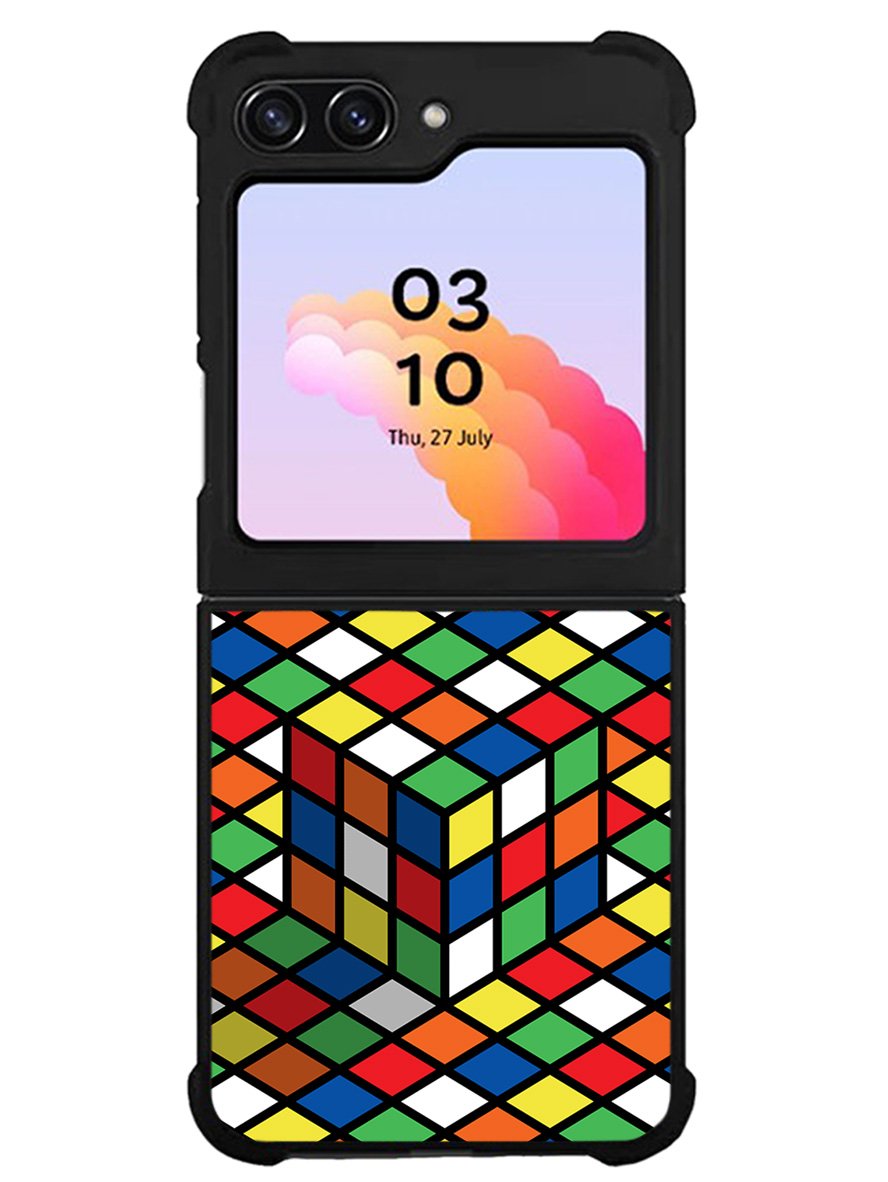 Rubiks Cube Samsung Galaxy Z Flip 5 5G 2023 Case OV7679