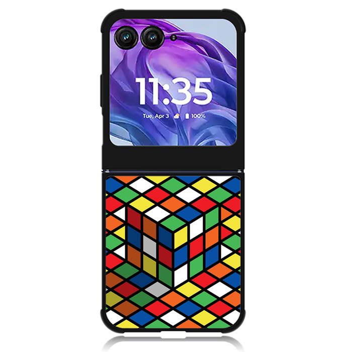 Rubiks Cube Motorola Moto Razr Plus 2024 , Moto Razr+ 2024 Case OV7679