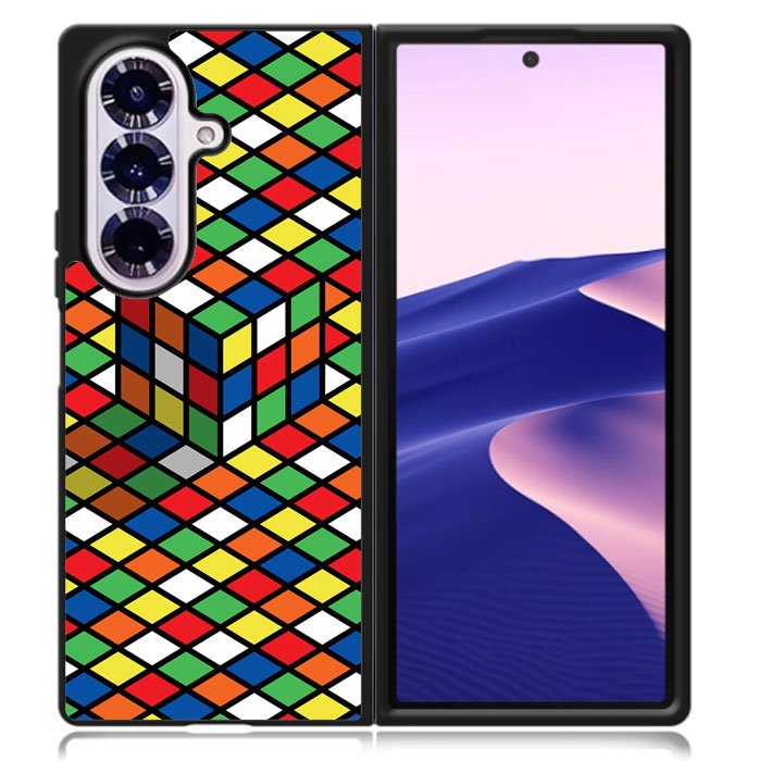 Rubiks Cube Samsung Galaxy Z Fold 7 Case OV7679