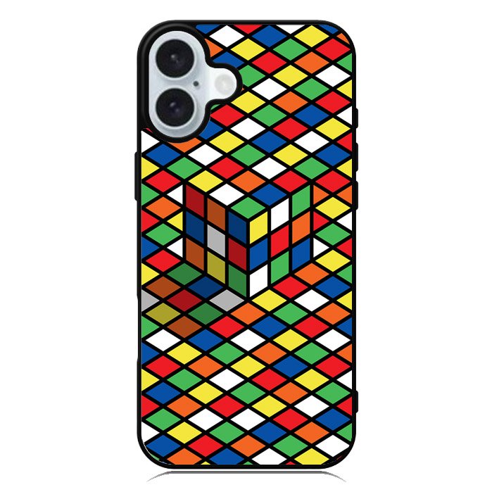 Rubiks Cube iPhone 16 Case QC7679