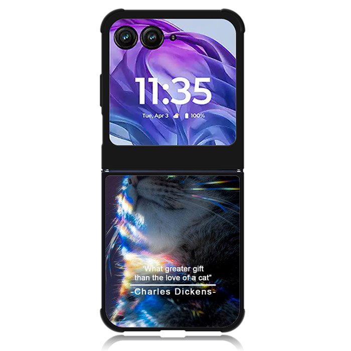 Aesthetic Cat Motorola Moto Razr Plus 2024 , Moto Razr+ 2024 Case OV7592