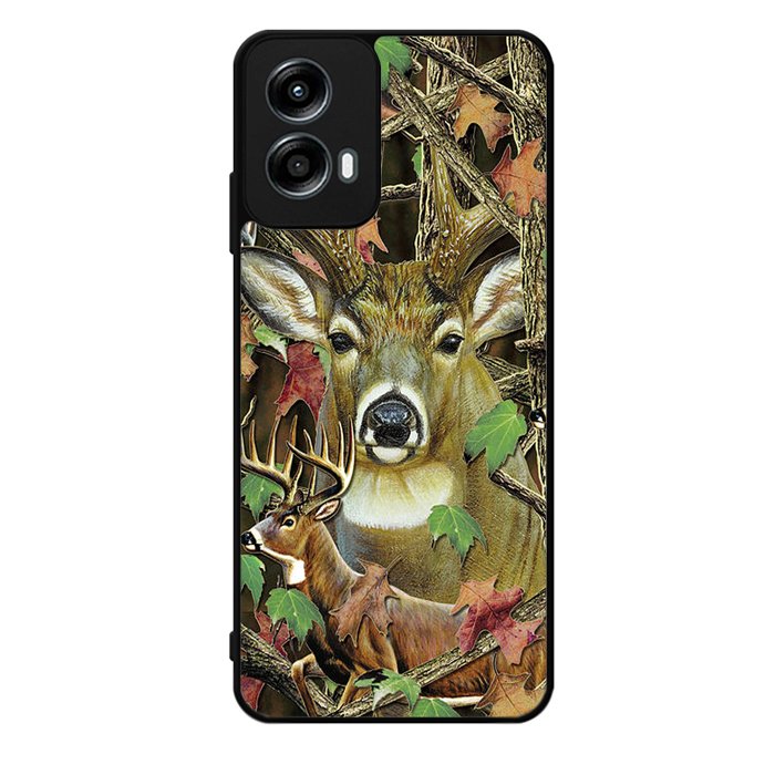 Deer Camo Camouflage Motorola Moto G Play 2024 Case OV7613