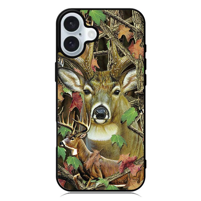 Deer Camo Camouflage iPhone 16 Case QC7613