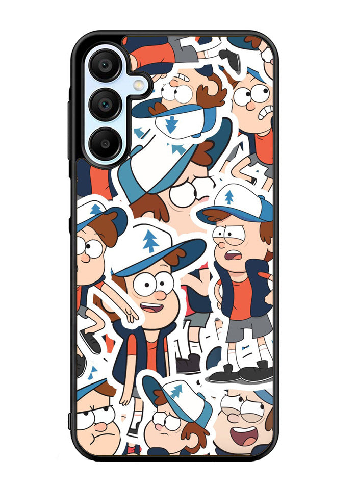 Gravity Falls Pattern Samsung Galaxy A15 5G Case OV7625