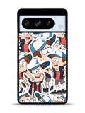 Gravity Falls Pattern Google Pixel 8 Pro Case QC7625